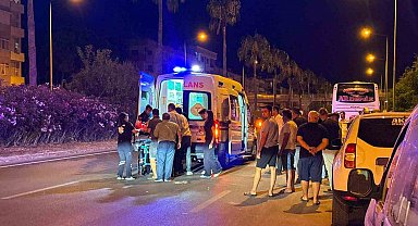 Gazipaşa'da aracın çarptığı yaya yaralandı