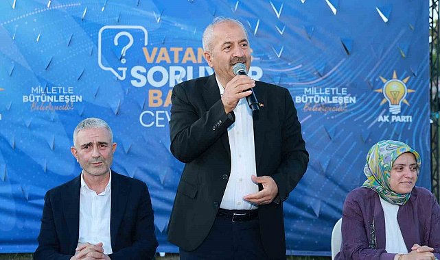 Gebze'de vatandaşlar sorularını doğrudan başkana iletti