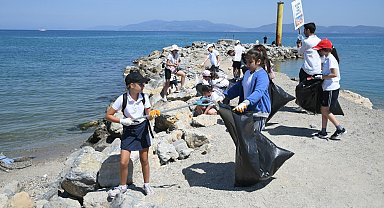 Geleceğin çevre gönüllüleri Kuşadası Belediyesi'nin etkinliğinde buluştu