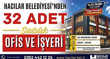 Hacılar'da 32 işyeri yeni sahiplerini bekliyor