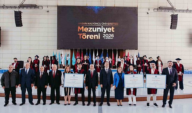 Hasan Kalyoncu Üniversitesi bin 878 Öğrencisini mezun etmenin gururunu yaşadı