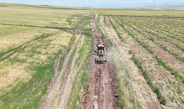 Hasat dönemi öncesi Siirt'te arazi yollarında bakım seferberliği