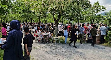 Hasköy'de Gazze yararına hayır çarşısı kuruldu