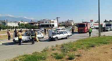 Hassa'da trafik kazası: 1 yaralı