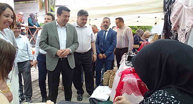 Havran'da Halk Eğitimi Merkezi yıl sonu sergisi açıldı
