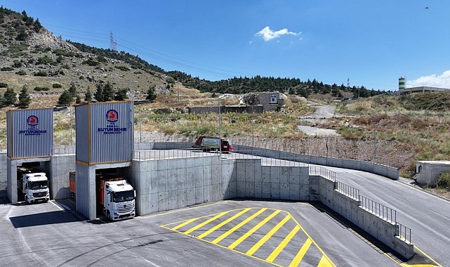 Honaz Katı Atık Aktarma İstasyonu tam kapasiteyle hizmete girdi