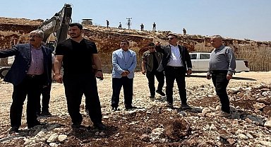 İdil'deki şantiye ve konkasör tesisinde inceleme