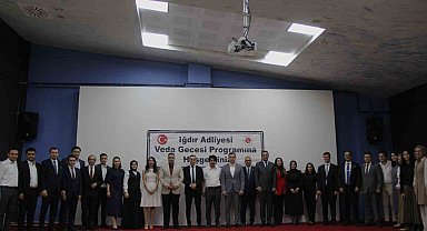 Iğdır'da görev yeri değişen hakim ve savcılar için veda programı