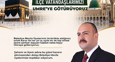 İnönü Belediyesi, her yıl 8 kişiyi Umre'ye götürecek