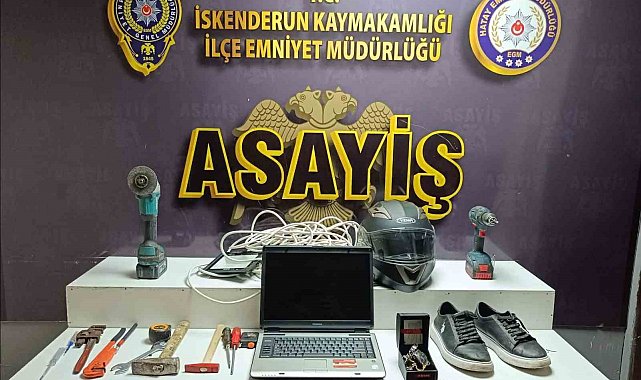 İskenderun'da hırsızlık yapan 4 şahıs tutuklandı