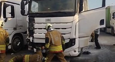 İskenderun'da tır yangını