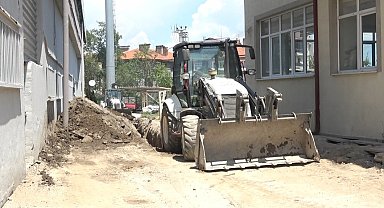 Isparta'da kanalizasyon hattı çalışmasında göçük meydana geldi: 1 işçi yaralandı