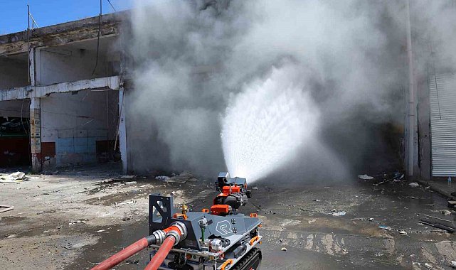 İtfaiyede yangın söndürme robotu dönemi: "Alevkıran"