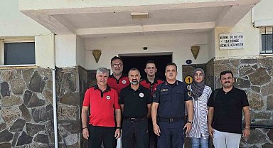 İZAKUT'tan Çandarlı Jandarma'ya anlamlı ziyaret