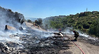 İzmit'te yangın sonrası tepki çeken manzara