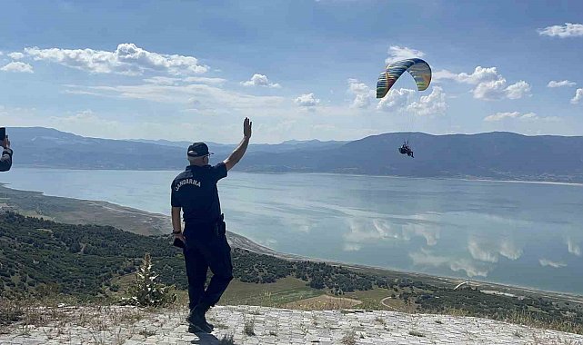 Jandarmanın 187'nci yılı Burdur semalarında kutlandı