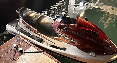 Jet-ski ile kaçtı, Milli Park'ta yakalandı