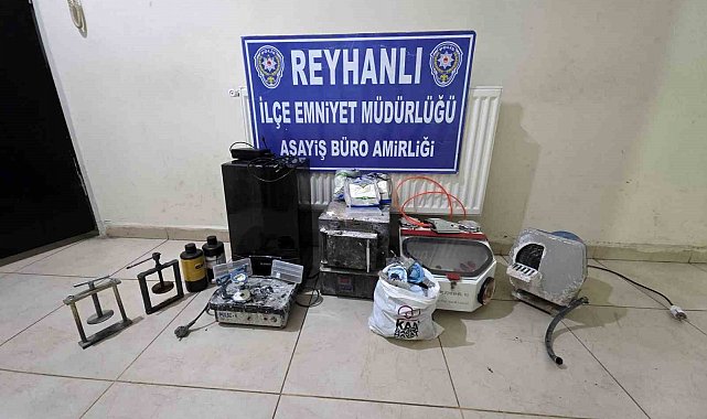 Kaçak atölyede diş protezi ve implant üreten işletmeye baskın