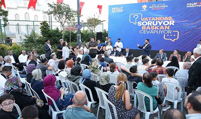 Kağıthane'de vatandaşların söz aldığı programda hizmetler ve yeni projeler masaya yatırıldı
