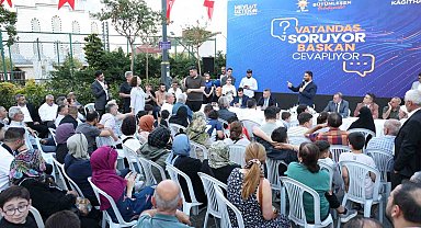 Kağıthane'de vatandaşların söz aldığı programda hizmetler ve yeni projeler masaya yatırıldı