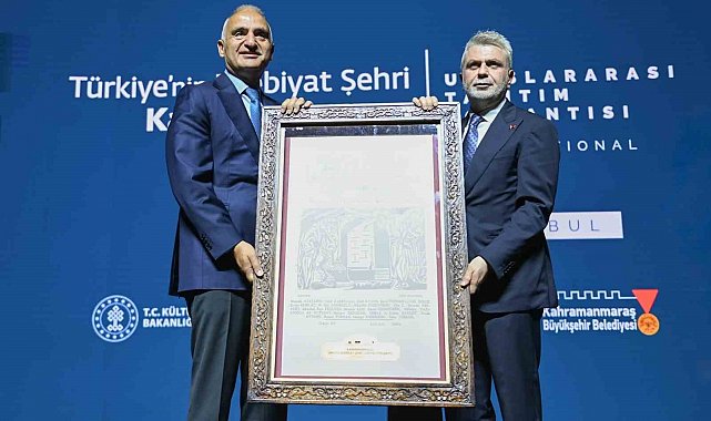 Kahramanmaraş UNESCO'nun 'Edebiyat Şehri' oldu
