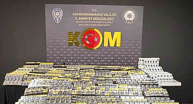 Kahramanmaraş'ta kaçak sigara ve tütün operasyonu
