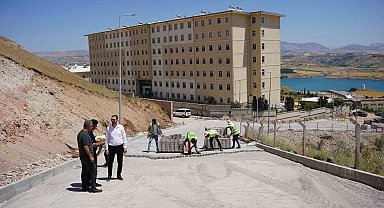 Kahta MYO yolu yeni yüzüyle hizmete sunuldu