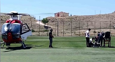 Kalp krizi geçiren hasta hava ambulansıyla Malatya'ya sevk edildi