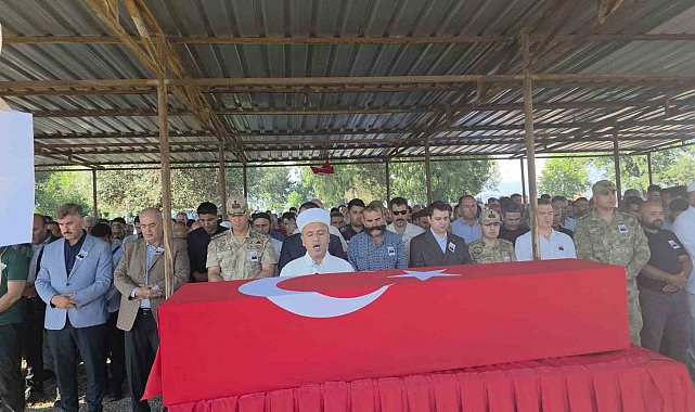 Kalp krizi geçirerek vefat eden uzman çavuş son yolculuğuna uğurlandı