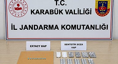 Karabük'te 241 uyuşturucu hap ele geçti