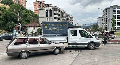 Karabük'te otomobil kamyonetle çarpıştı: 1 yaralı