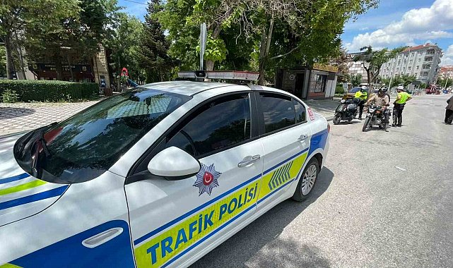 Karaman'da motosiklet denetimleri arttı
