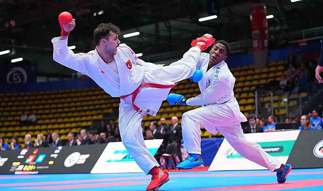 Karate şampiyonasında Avrupa ikinci oldu
