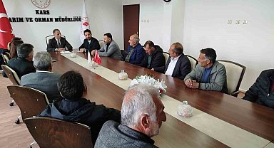 Kars hayvancılığı masaya yatırıldı: Birlik Başkanı Eren Alp'ten Aydın'a ziyaret