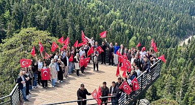 Kastamonu'da gençlik yürüyüşü: Doğanın tadını çıkardılar