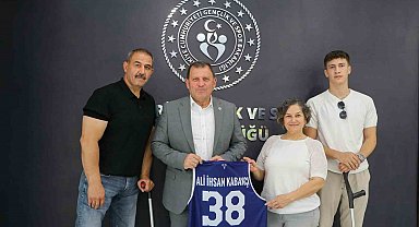Kayseri Bedensel Engelliler Spor Kulübü'nden Kabakcı'ya teşekkür