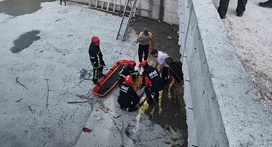 Kayseri'de bisiklet sürerken su kanalına düşen çocuk kurtarıldı