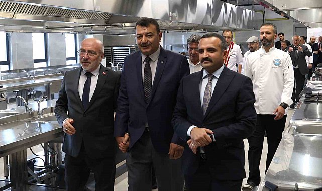 KAYÜ'de Dr. Makbule Çıkrıkçıoğlu Gastronomi ve Mutfak Sanatları Uygulama Merkezi'nin açılışı yapıldı