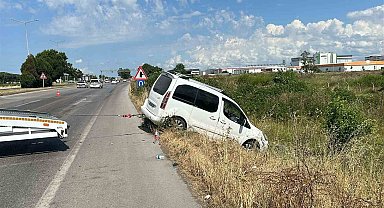 Kaza sonrası yol tek şeride düştü, geciken çalışma trafiği kilitledi