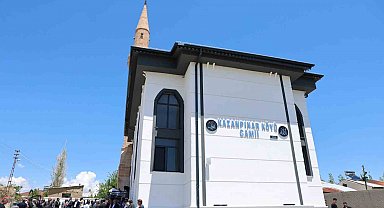 Kazanpınar cami düzenlenen törenle ibadete açıldı