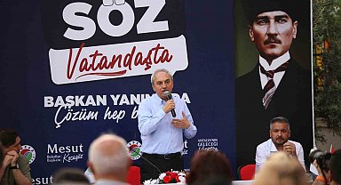 Kepez Belediye Başkanı Mesut Kocagöz vatandaşlarla buluştu