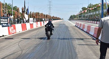 Kepez'de Motodrag heyecanı