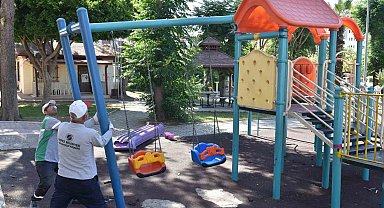 Kepez'den çocuklara güvenli oyun alanları