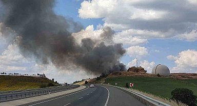Keşan'da Katı Atık Bertaraf Tesisi'nde çıkan yangın söndürüldü
