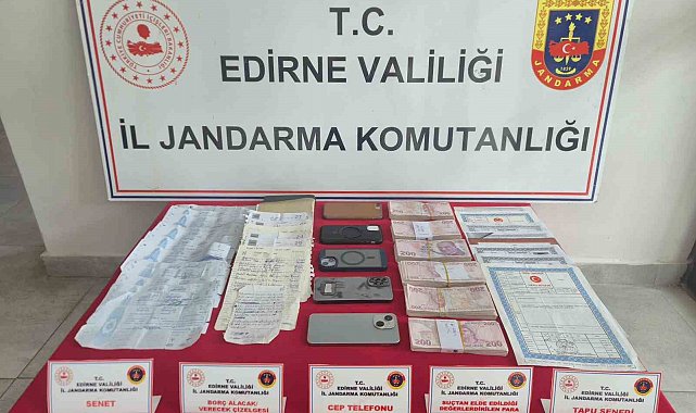 Keşan'da "tefecilik" iddiasıyla gözaltına alınan 6 şüpheli tutuklandı