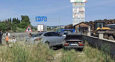 Keşan'daki trafik kazasında 2 kişi yaralandı