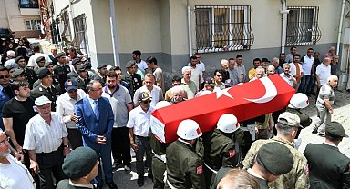 Kıbrıs Gazisi İbrahim Bahçeli son yolculuğuna uğurlandı