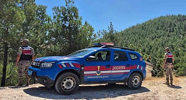 Kilis'te orman yangınlarına karşı jandarmadan denetim