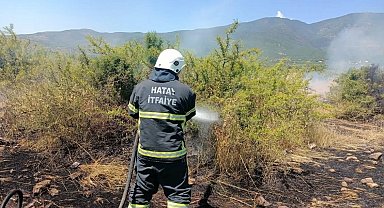 Kırıkhan'da bahçe yangını