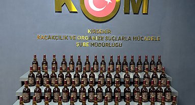 Kırşehir'de kaçak içki ele geçirildi